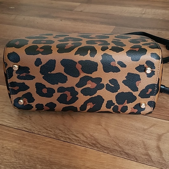 Coach Rowan Satchel Crossbody Leopard Print - Picture 4 of 8